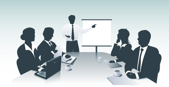 business presentation illustration